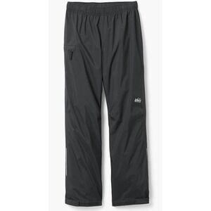 REI Co-op Rainier Rain Pants Kid Medium 10-12 Black Waterproof Outdoor Like New